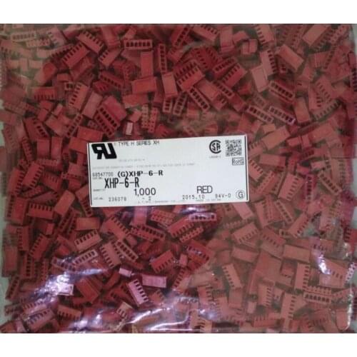 XHP-6-R Housings Red color Connectors terminals housings 100% new and original parts
