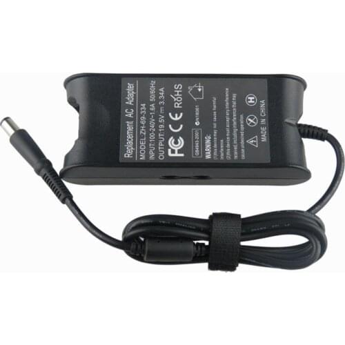 19.5V 3.34A 65W AC Laptop Power Adapter Charger For DELL Latitude D500 D505 D510 D520 D530 D531 D600 D610 D620 7.4mm * 5.0mm