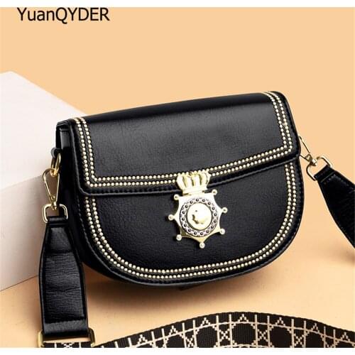 Women Crossbody Diamond Flap Bag for Women 2021 Quality Leather Chain Shoulder Messenger Bag Female Metal Lock Handbag and Purse