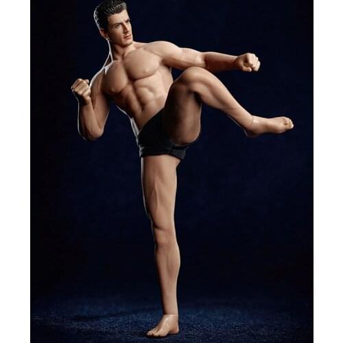 1/12 Scale TM01A TM02A Flexible Male Muscular Man and Sexy Female Full set Body Head Carving For 6"Action Figure Body Toy model