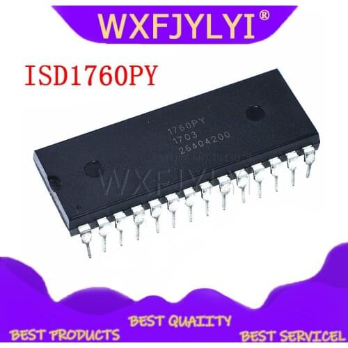 1PCS ISD1760PY ISD1760 1760PY DIP28 Multi-Message Single-Chip Voice Record & Playback Devices