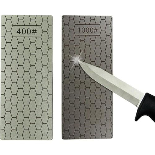 400/1000# High Quality Professional Knife Diamond Sharpening Whetstone Knives Sharpening Stone Knives Thin Sharpener