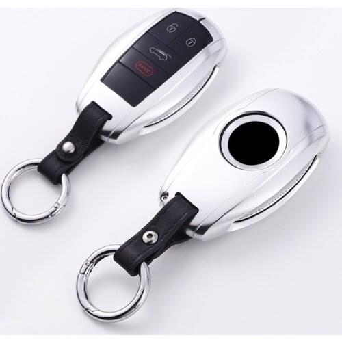 Aluminum Alloy Car Key Case Cover for Bentley Bentayga 2018 Continental GT Keychain Car-Styling Key Accessories Protect Case