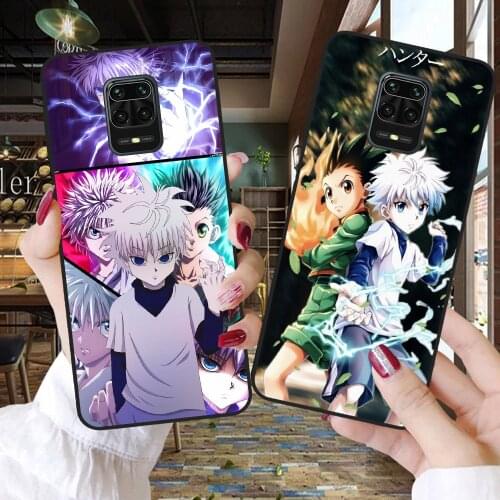 Black Phone Case For Fundas Xiaomi Mi 10T Lite 10 Ultra Redmi Note 9S 7 8 9 Pro 8T Anime Hunter X Hunter Killua Zoldyck Cover