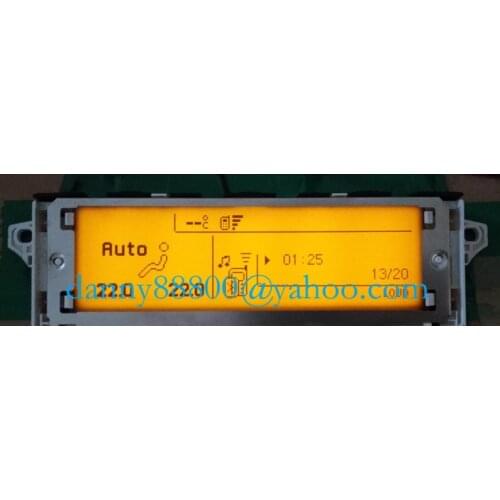 Screen support USB Dual-zone air Bluetooth Display yellow monitor 12 pin for Peugeot 307 407 408 screen citroen C4 C5 screen