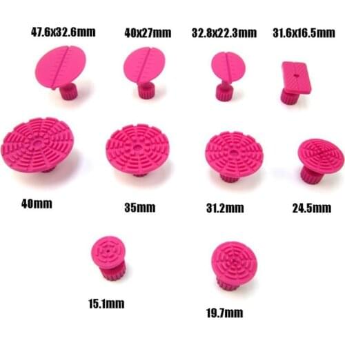 PDR Tools Glue Tabs Suction Cup Suckers Dent Tabs Fungi Dent Removal Paintless Dent Repair Tools Straighten The Dents