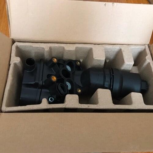 Engine Oil Filter Housing Assembly 06F115397H Fit VW Audi A3 A4 GTI Eos 2.0L