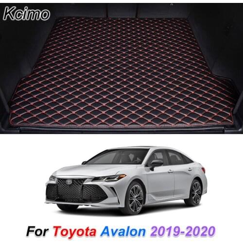 Leather Car Trunk Mat for Toyota Avalon 2019 2020 Cargo Liner Trunk Floor Pad Carpet Car Accessories