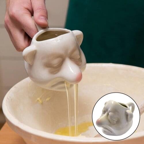 Creative Cartoon Bogeyman Egg Separator Filter Simple Small for Kitchen Gadget Cooking Separation Assistant