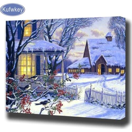 KUFWKEY Paintings By Numbers Landscapes