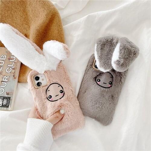 Lovely little fairy style plush bunny ears for iPhone12 11Pro Max X XS MAX XR 6 7 8 trend Mobile Case