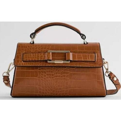 Fashion Crocodile Women Handbags Design Brand Shoulder Bags Luxury Pu Leather Crossbody Messenger Bag Lady Small Flap Purse 2021