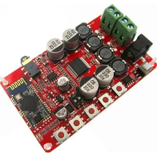 New 1pcs/ lot Wireless Bluetooth 4.0 Audio Receiver Digital TDA7492P 25W+25W Amplifier Board