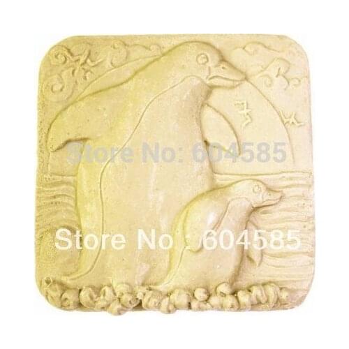 New Penguins Craft Art Silicone Soap mold Craft Molds DIY Handmade soap molds
