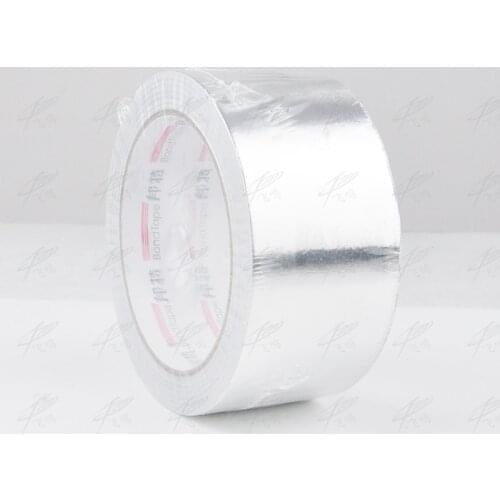 Useful Aluminium Foil Adhesive Sealing Tape Thermal Resist Duct Repairs High Temperature Resistant Foil Adhesive Tape 17M