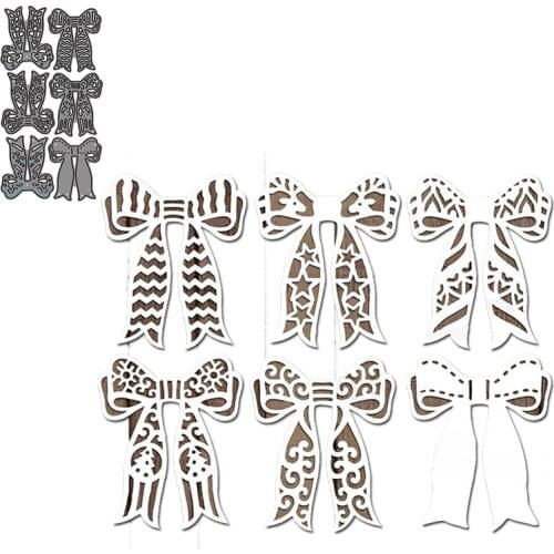 Different Bow-knot Metal Cutting Dies Scrapbooking For Card Album Photo Making DIY Crafts Embossing Stencil New Die Cut 2021