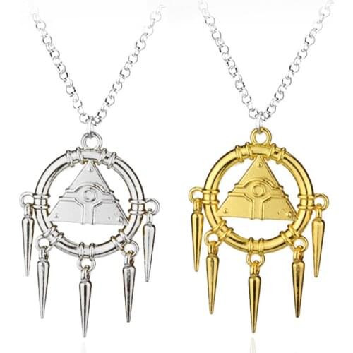 RJ Hot Game Yu-Gi-Oh! Necklaces Yugioh 3D Millennium Puzzle Eye Pendant Eye Of Horus Kolye Collares Men Women Cosplay Jewelry