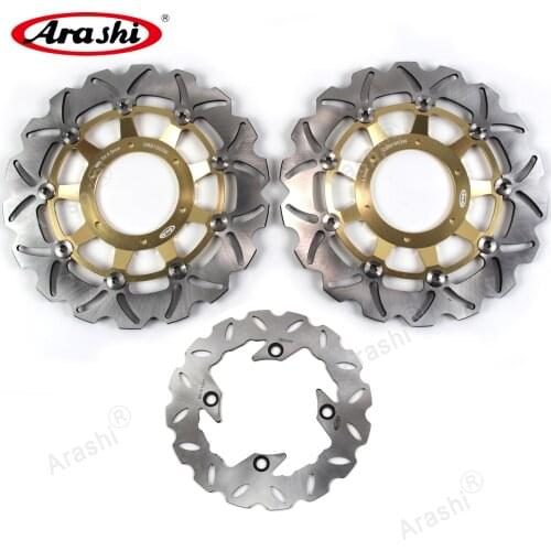Arashi 1 Set For HONDA CBR F 600 2001 2002 2003 2004 2005 2006 2007 Front Brake Disk Rear Brake Disc Rotor CNC CBR-F CBR600F