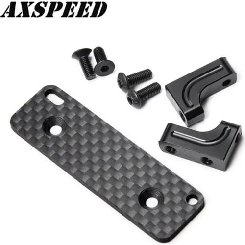 RC Car Servo Mount Aluminum Alloy Servo Fixed Bracket for 1:10 Axial Wraith 90048 RR10 RC Climbing Car Parts