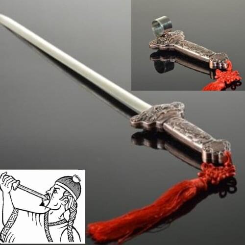 Super Swallowing Sword Mouth Sword Mentalism Illusions Stage Magic Tricks for Professional Magician Comedy Magic Props Free Ship