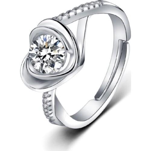 Titanium Sttel Rings 2019 Female Finger Jewelry Accessories Fashion Rings for Women with Rhinestone Lovers'Gift Ring for Ladies