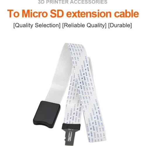 Extension Cable Adapter Flexible Extender For Micro-SD To TF Card For Monoprice Select Mini 3D Printer/Anet A8 3D Printer/Rasp