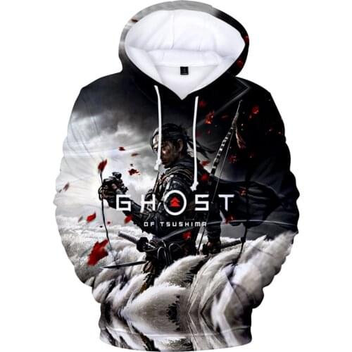 Streetwear Anime Movie Hisoka Graphic Hoodies Ghost of Tsushima 3D Unisex Sweatshirts boy hoody Casual Cosplay men Hooded