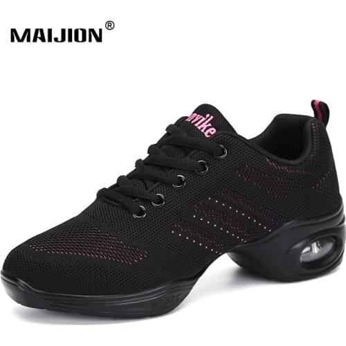 New Modern Jazz Shoes Women Dance Sneakers Non-slip Girl Hip Hop Latin Sport Footwear Comfortable Breathable Soft Sole