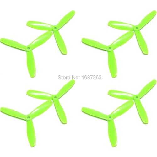 12pcs/lot New 5045 Prop 3 blades 5 Inch Propellers CW/CCW For QAV250 Robocat 270 Mini Quadcopter Multirotor