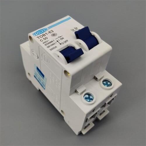 1P 50A MTS Manual transfer switch Circuit breaker MCB 50HZ/60HZ 400