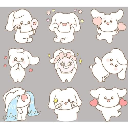 24 funny puppy stickers/exquisite stickers/decorative stickers/DIY craft photo album