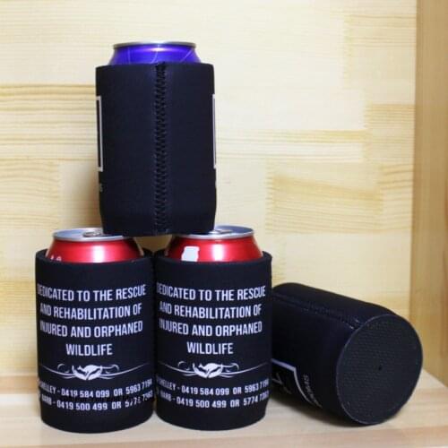 250pcs Neoprene Stubby Holders With Customized Sublimated Printing Logo Beer Bottle Sleeves Can Coolers Cover Picnic Cool Bag