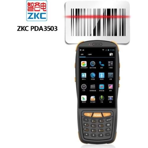 4inch touch screen Handheld android barcode scanner ,4G GPRS Smart pda with 1D Laser Barcode Scanner PDA3503