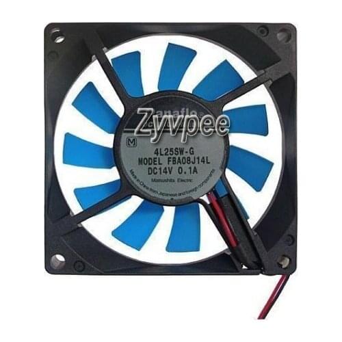 80x80x15mm FBA08J14L 14V 0.1A HWB 2Wires IP55 8cm Cooling Fan