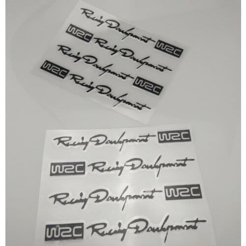 Car-styling WRC Logo Door Handle Reflective Stickers for Hyundai ix35 iX45 iX25 i20 i30 Sonata,Verna,Solaris,Elantra,Accent