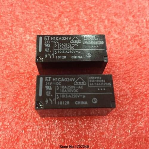 Free Shipping 10PCS 100% new original relay H1CA024V 10A 5PIN Can replace G2R-1-24VDC G2R-1-DC24V
