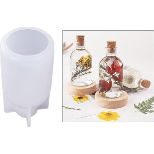 Bottle Shaped Resin Light Bulb Mold Silicone LED Bulb DIY Epoxy Crystal Jewelry Casting Molds Craft Tools