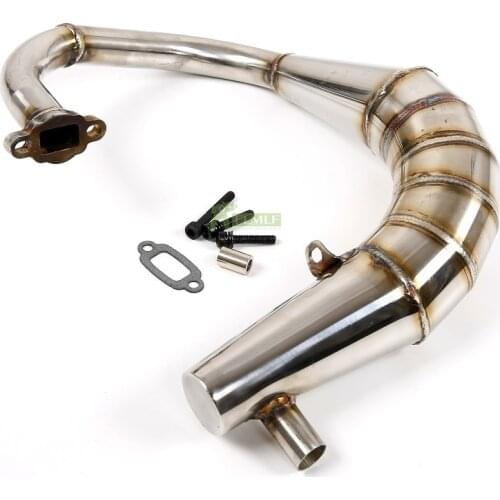 Stainless Steel Super Exhaust Tuned Pipe Fit for 1/5 Rovan F5 MCD XS5 RR5 Rc Car Parts