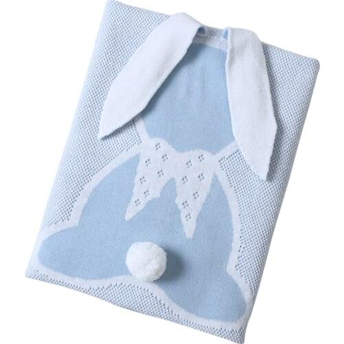 Baby Blankets Warm Knitted Boys Girls Swaddle Wrap Envelopes for Stroller Infant Sleepsack Kids Children Winter Quilts Accessory