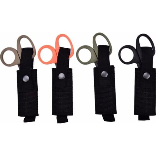 EDC Gear Tactical Rescue Scissor Emergency First Aid Shears Outdoor Paramedic Bandage Tijera With Bag