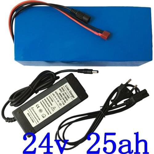 24V 350W 500W 700W lithium battery 24V 25AH Lithium battery 350W 500W 700W 24V 25AH electric scooter battery with 3A Charger