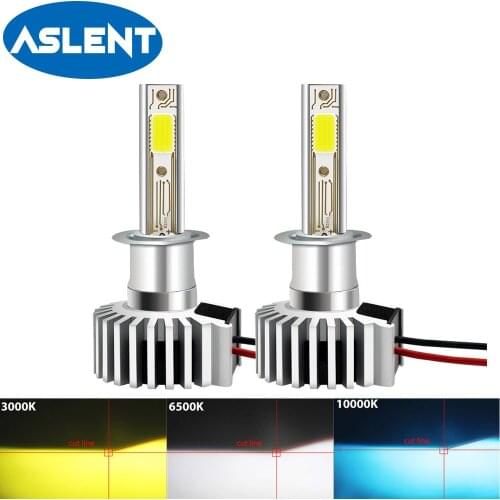 Mini h7 LED H4 lamps for car Headlight Bulb led H8 H11 H1 fog light HB3 9005 HB4 cold white yellow ice blue luces led para auto