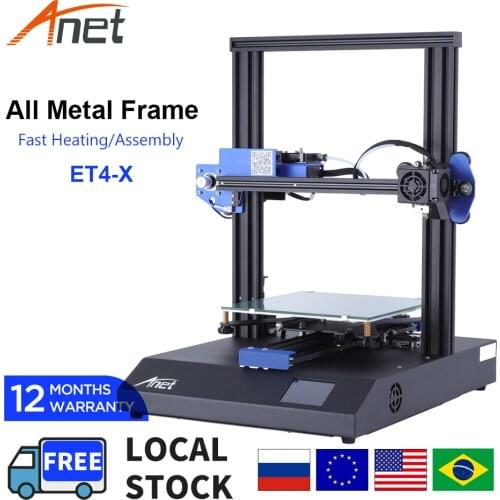 Anet ET4 X Full Metal Frame FDM 3D Printer Kit DIY Easy Assembly Desktop 3D Printer Impresora 3D Support Open Source
