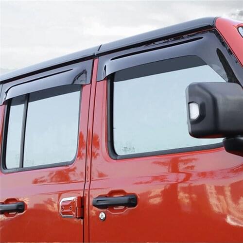 Windows Visor Set for AXIAL SCX10 III AXI03007 Wrangler RC Car Parts Sun Shield Deflectors Defender Guard Door & Window Kit