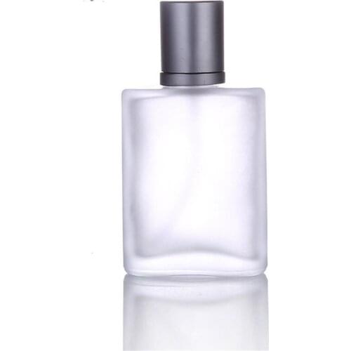New 50pcs/lot 50ml/1.69 Oz Empty Frosted Glass Spray Bottles Perfume Atomizer, Refillable Fine Mist Spray Empty Perfume Bottles