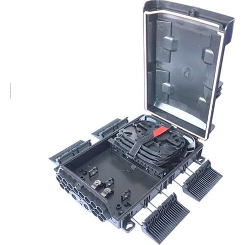 New Black/White fiber splitter box FTTH equipment terminal box FTT-H716 outdoor 16 port fiber optic distribution box