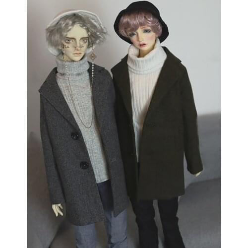 BJD doll coat thick classic wollen coat suitable for 1/4 1/3 BJD Uncle POPO68 SD17 SSDF ghost 2 doll accessories doll clothes