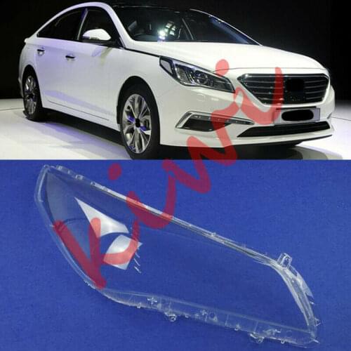 Fit For Hyundai Sonata 2015 2016 2017 High quality Right Side Headlight Cover Clear PC+Glue 1pcs
