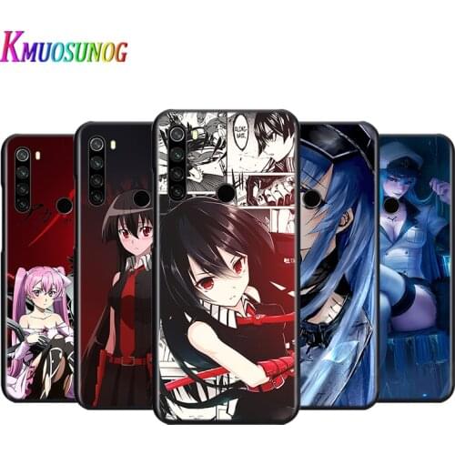 Silicone Cover Akame Ga Kill Anime For Xiaomi Redmi Note 9 9S Pro Max 8T 8 7 6 5 Pro 5A 4X 4 Phone Case Coque