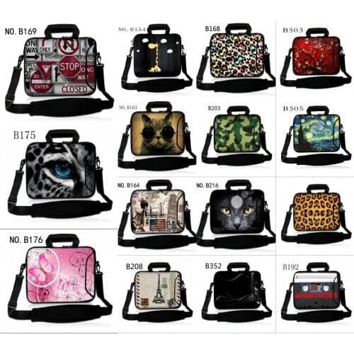 Waterproof Patten Canvas Laptop Shoulder Messenger Bag Case Sleeve for 12/ 13/14/15 Inch Laptop Bag and Tablet Bag